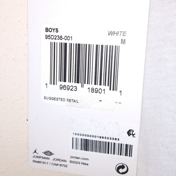 NWT Jordan Air Heat Map Big Boys Graphic T-Shirt White M - Picture 9 of 9